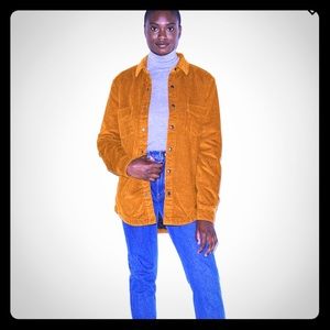 Unisex Corduroy Jacket size Medium in Dark Honey